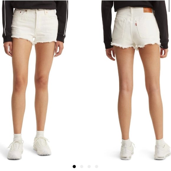 Levi's Pants - Levi's 501 Cutoff Shorts (Pearly White) Size 28